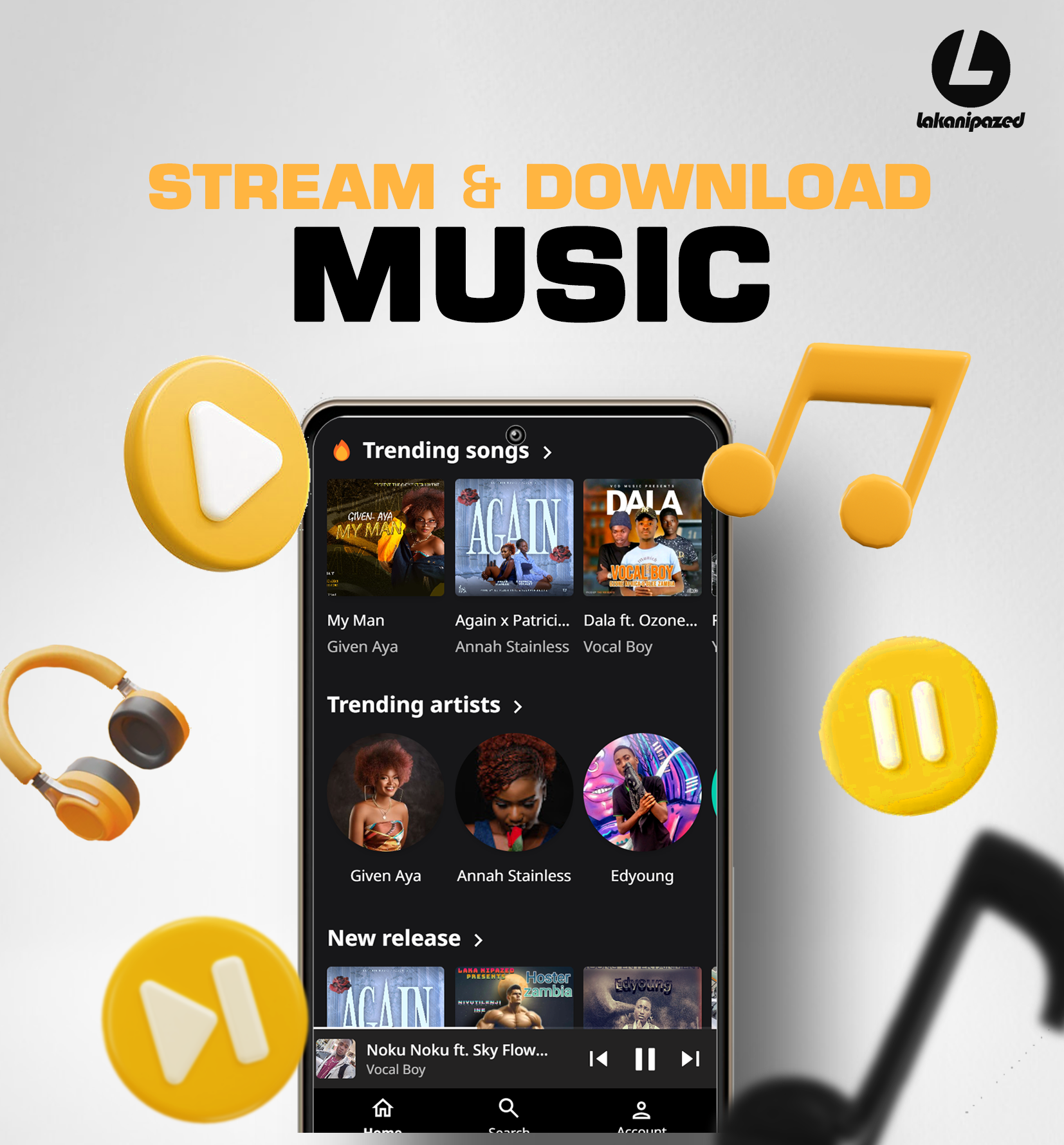 Download the Lakanipazed app
